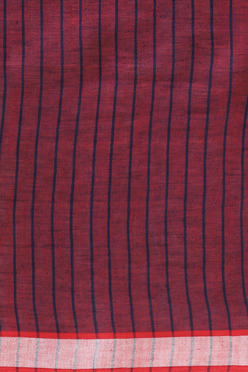 Dark Blue Pure Cotton Jamdani Saree image number null