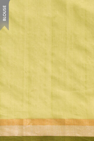 Green Eknaliya Pure Silk Cotton Chanderi Saree thumbnail image number null