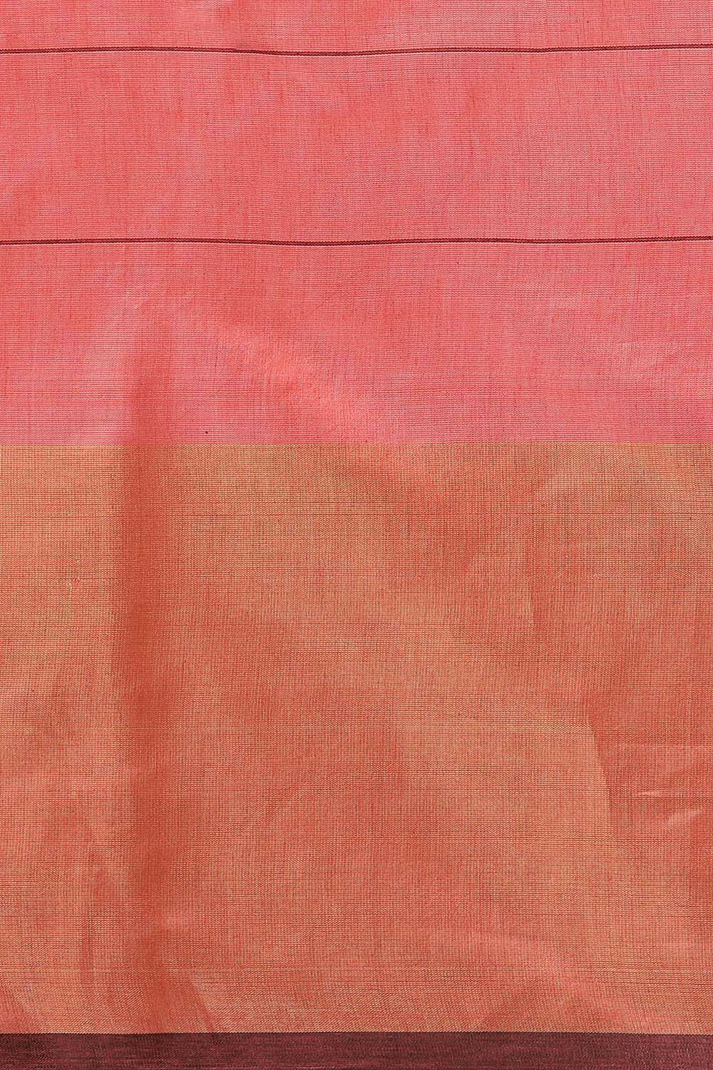 Light Pink Pure Tussar Silk Bhagalpuri Saree image number null
