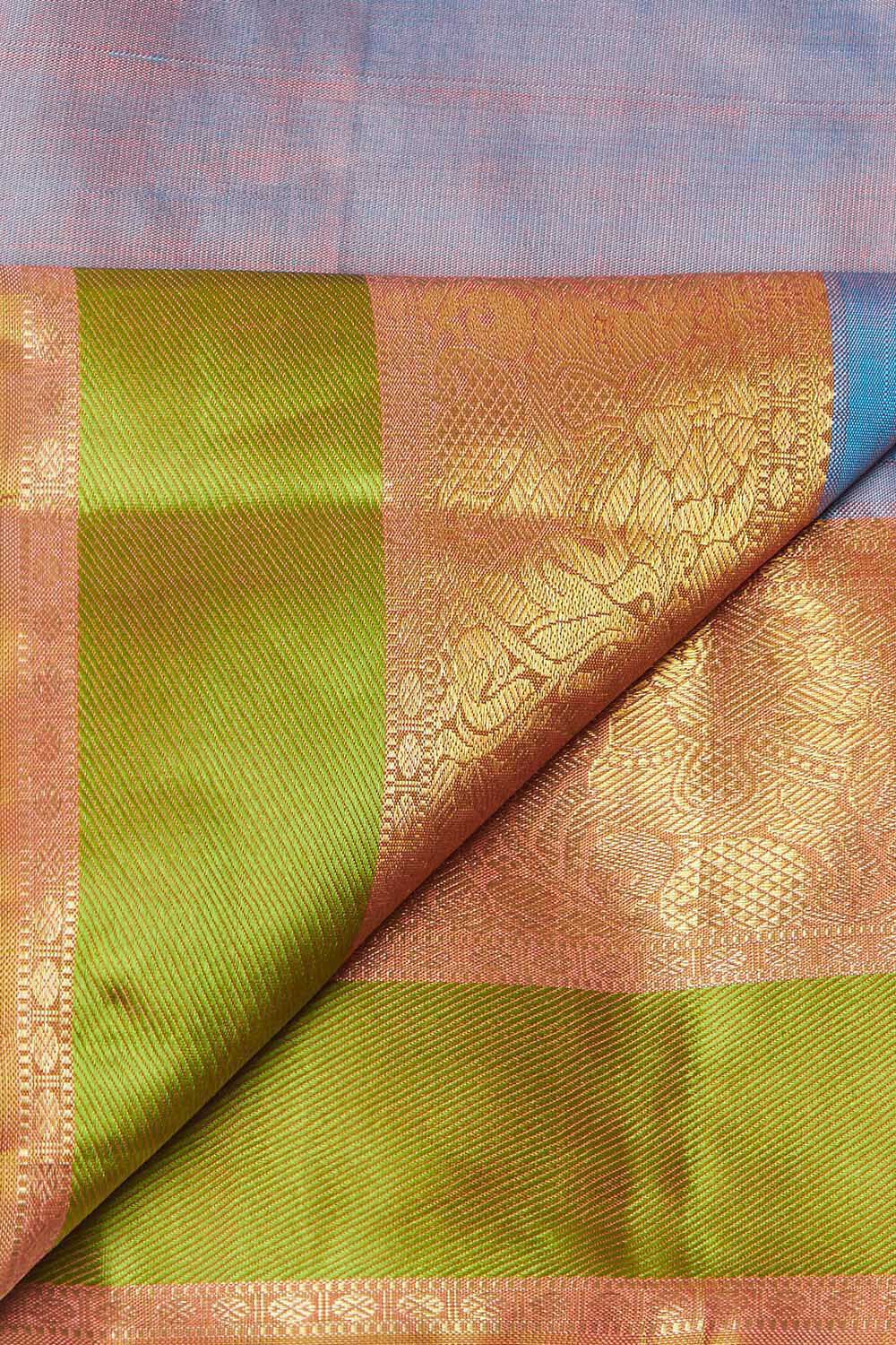 Pink Pure Silk Kanjivaram Saree image number null