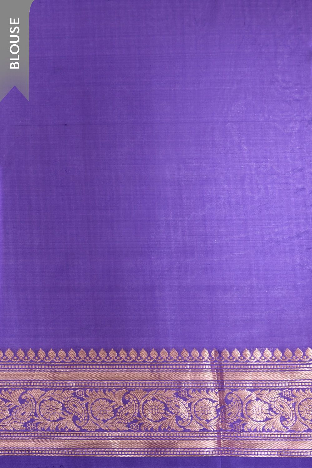 Purple Silk Viscose Banarasi Design Cutwork Saree image number null