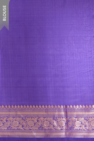 Purple Silk Viscose Banarasi Design Cutwork Saree thumbnail image number null