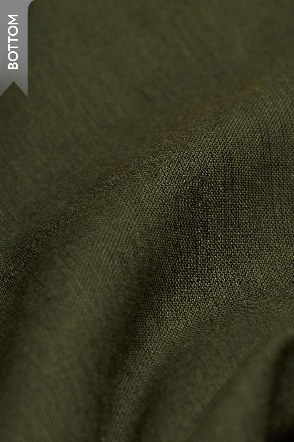 Dark Green Woven Pure Cotton Unstitched Suit Set image number null
