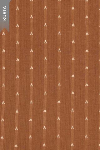 Brown Woven Pure Cotton Unstitched Suit Set thumbnail image number null