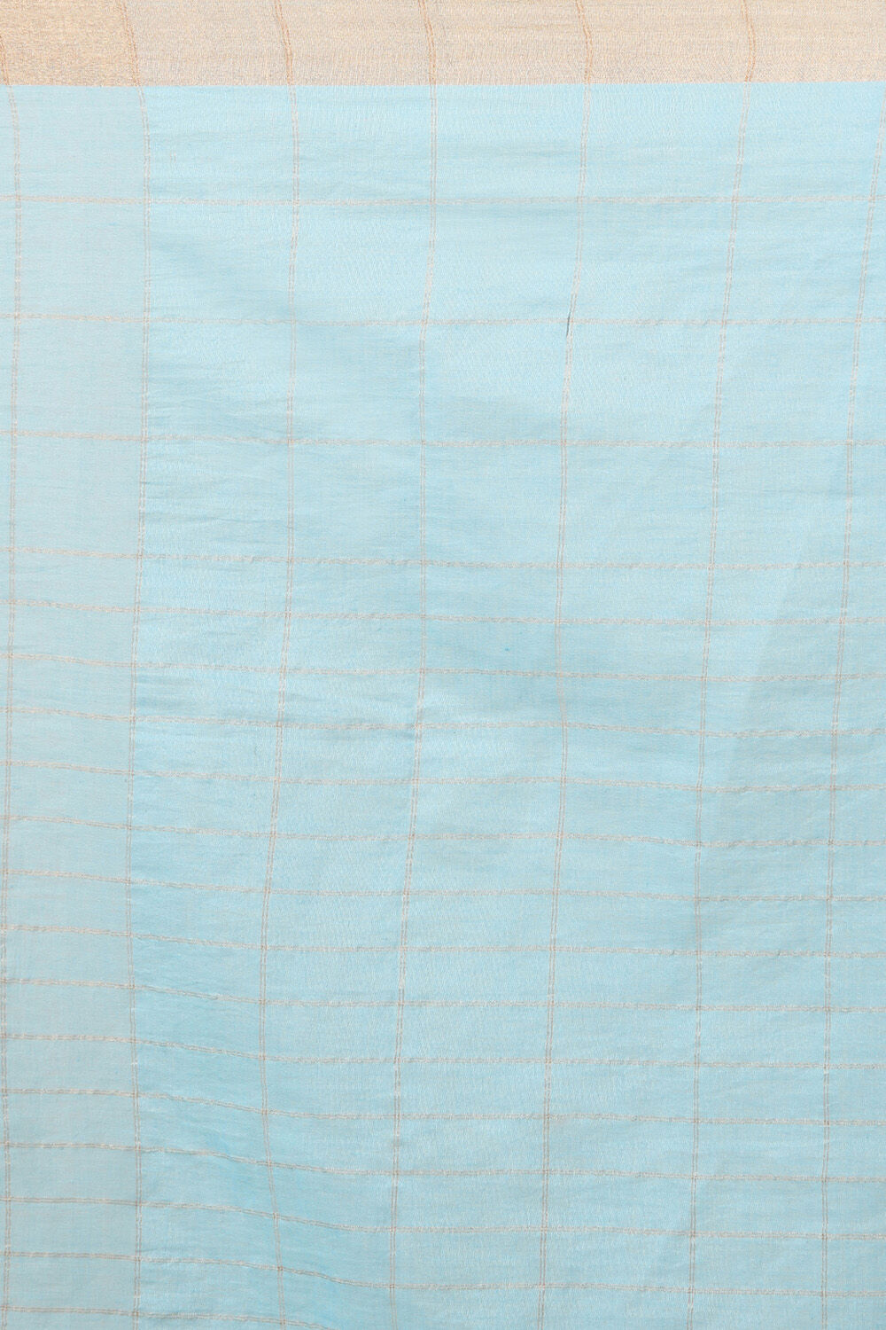 Light Blue Cotton Pure Khadi Jamdani Saree image number null
