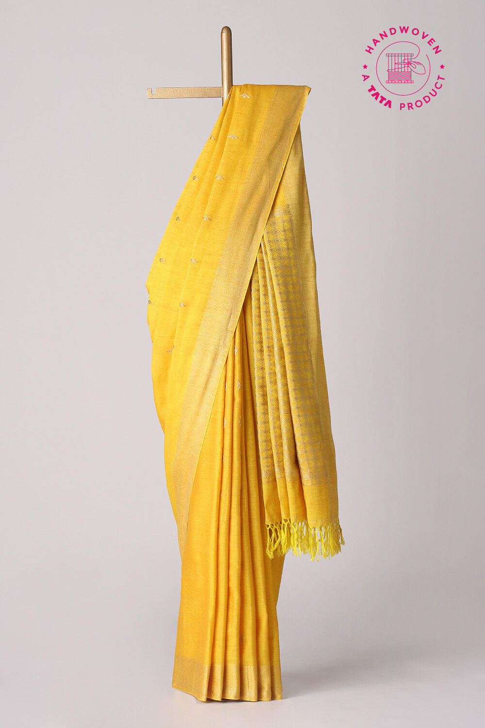 Yellow Modal Eri Assam Saree image number null