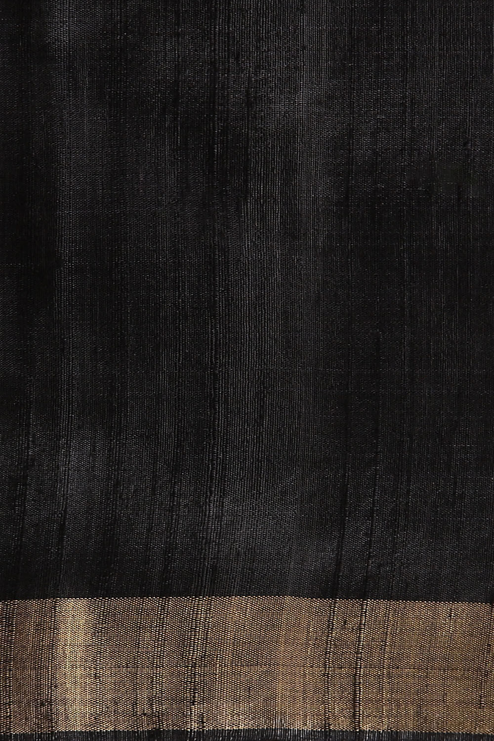 Black Pure Silk Woven Saree image number null