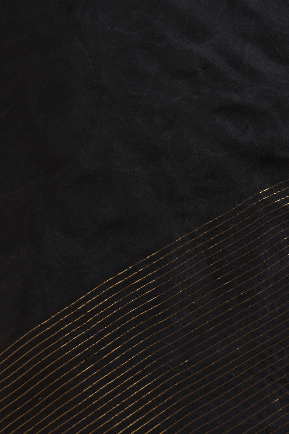 Black Pure Silk Jamdani Saree image number null