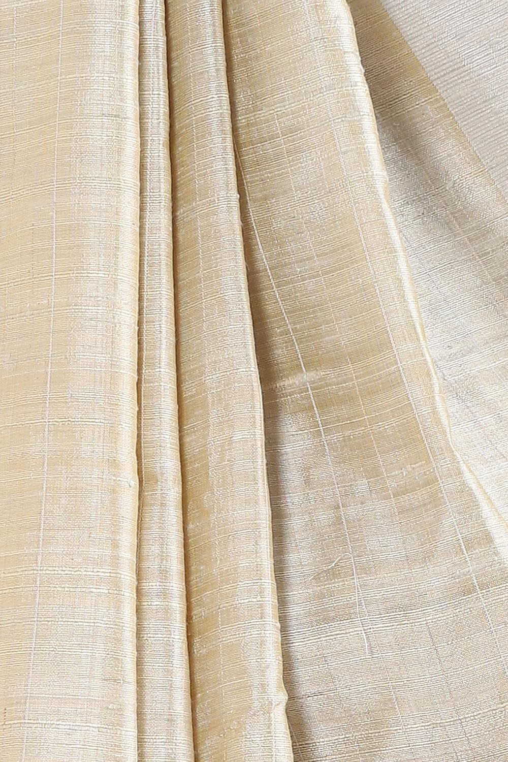 Grey Pure Tussar Silk Bhagalpuri Saree image number null