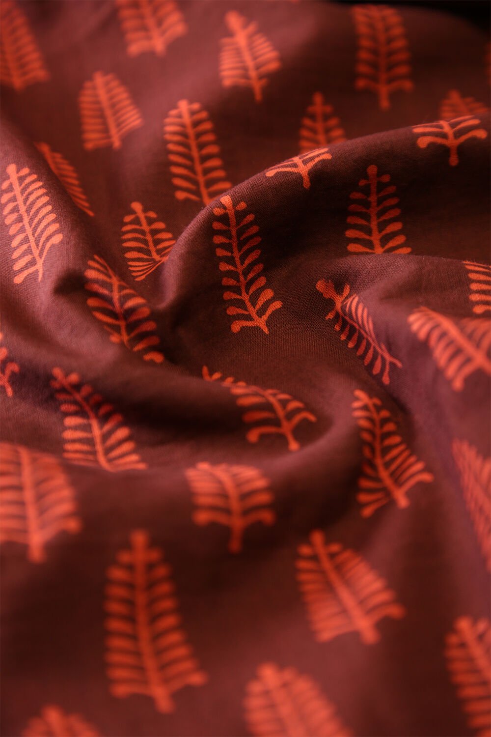 Dark Green Printed Pure Cotton Suit Set image number null