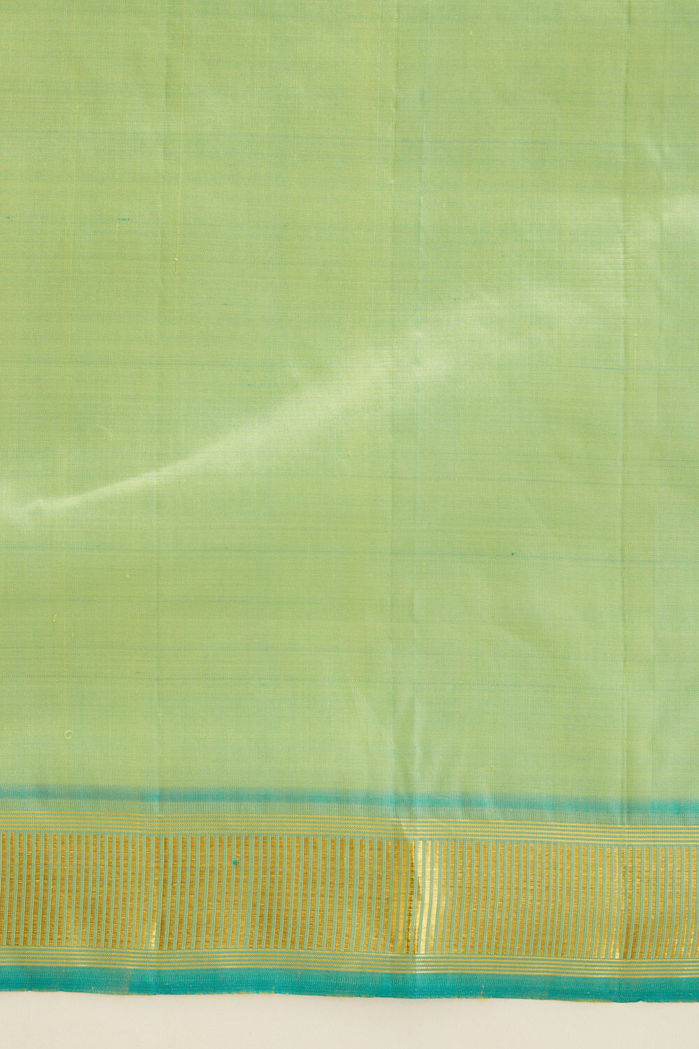 Light Green Pure Silk Kanjivaram Saree image number null