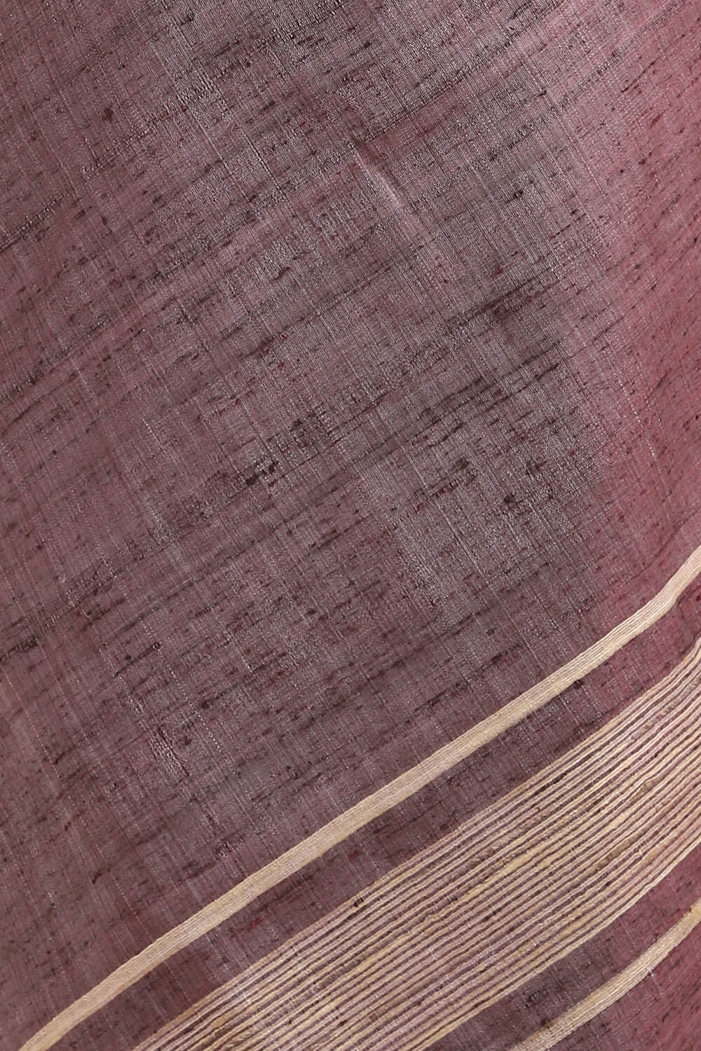 Purple Pure Tussar Silk Bhagalpuri Saree image number null
