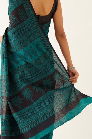 Green Pure Cotton Bagh Printed Saree thumbnail image number null