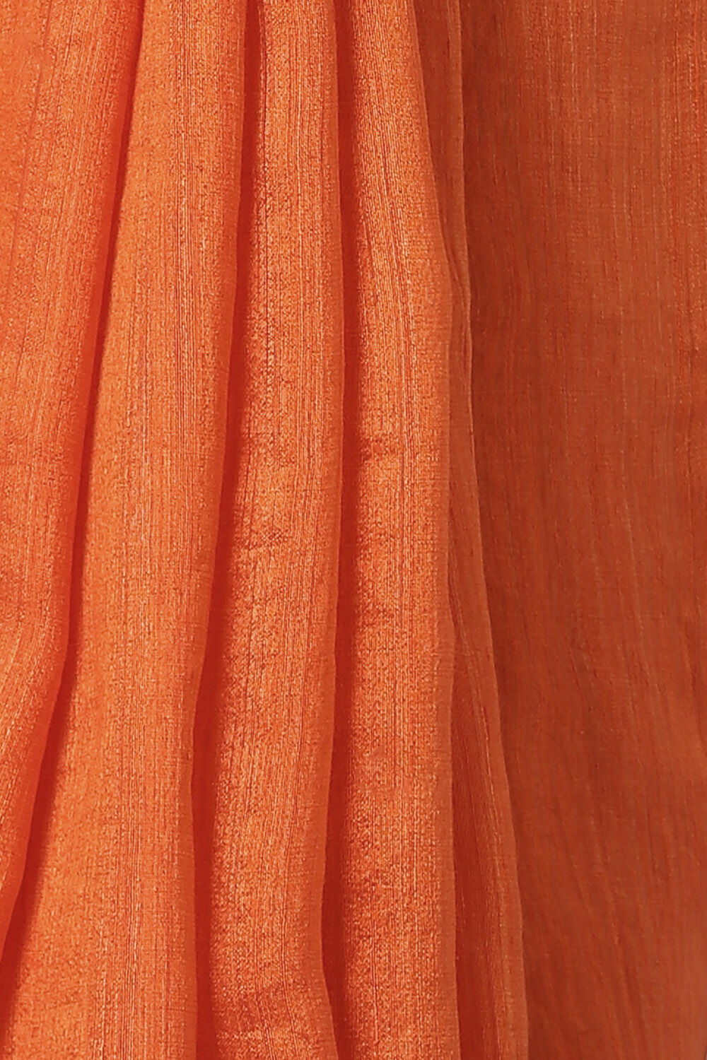 Orange Pure Silk Vanya Bengal Jamdani Saree image number null
