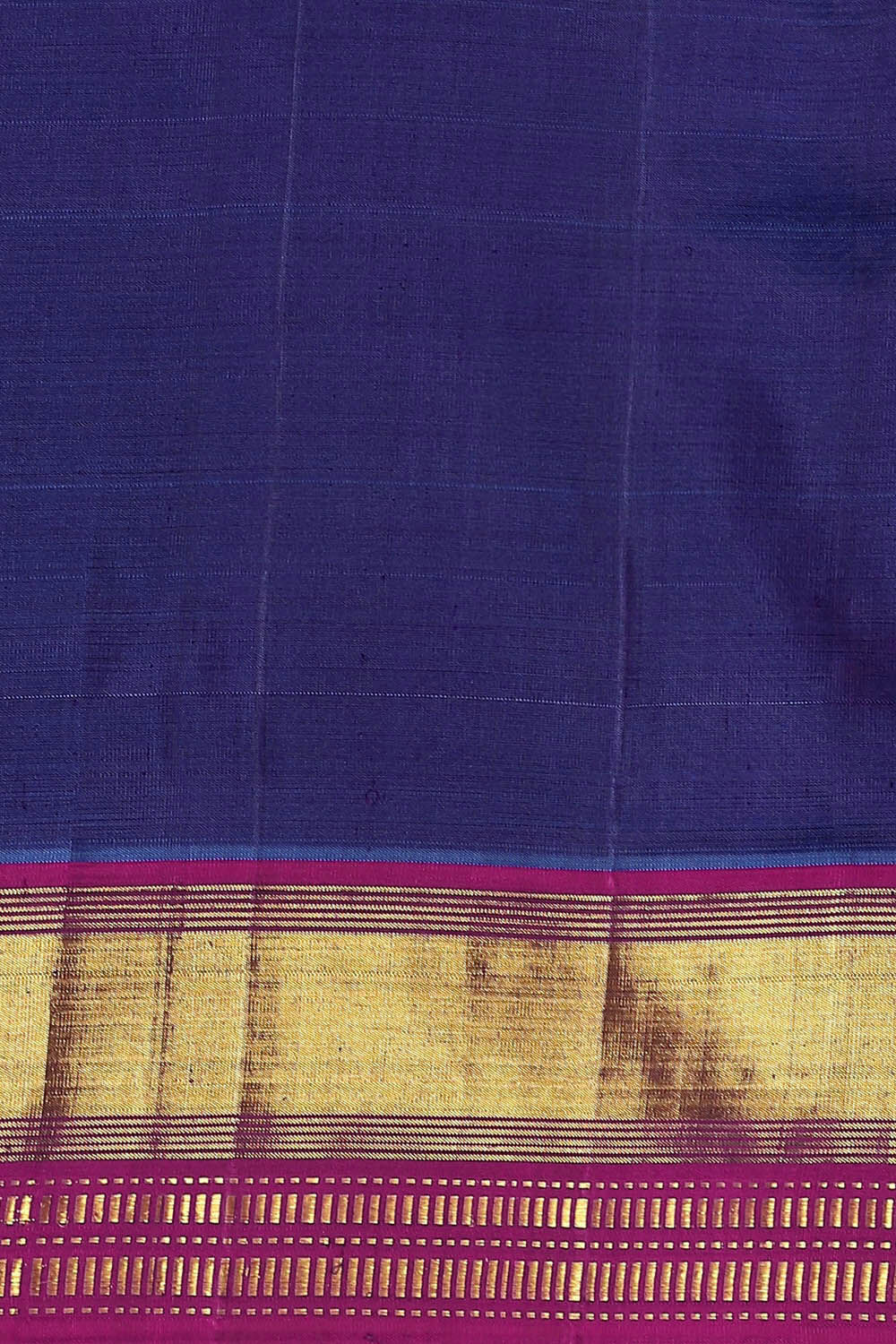 Blue Pure Silk Kanjivaram Saree image number null