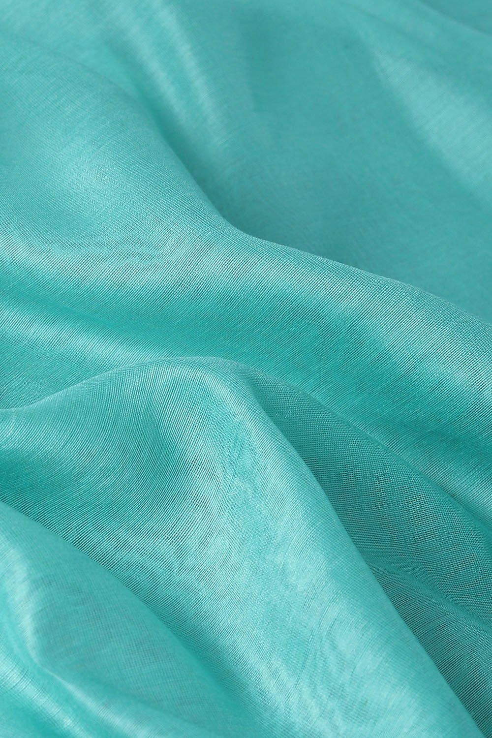 Light Green Pure Silk Cotton Jamdani Saree image number null
