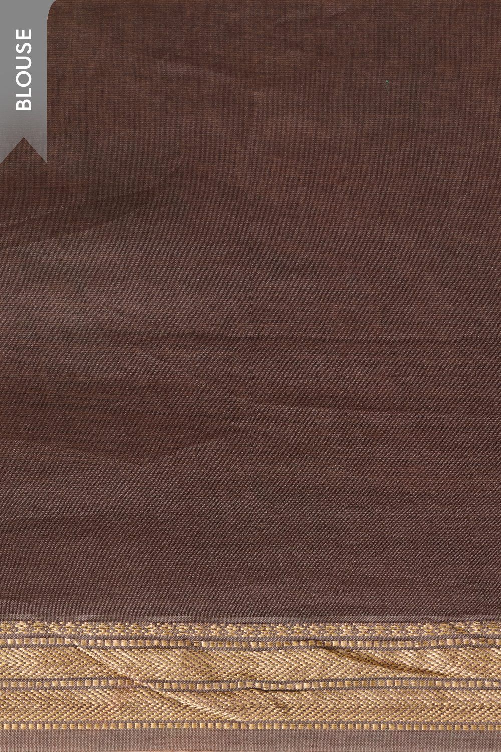 Light Orange Ujjain Pure Silk Cotton Batik Saree image number null
