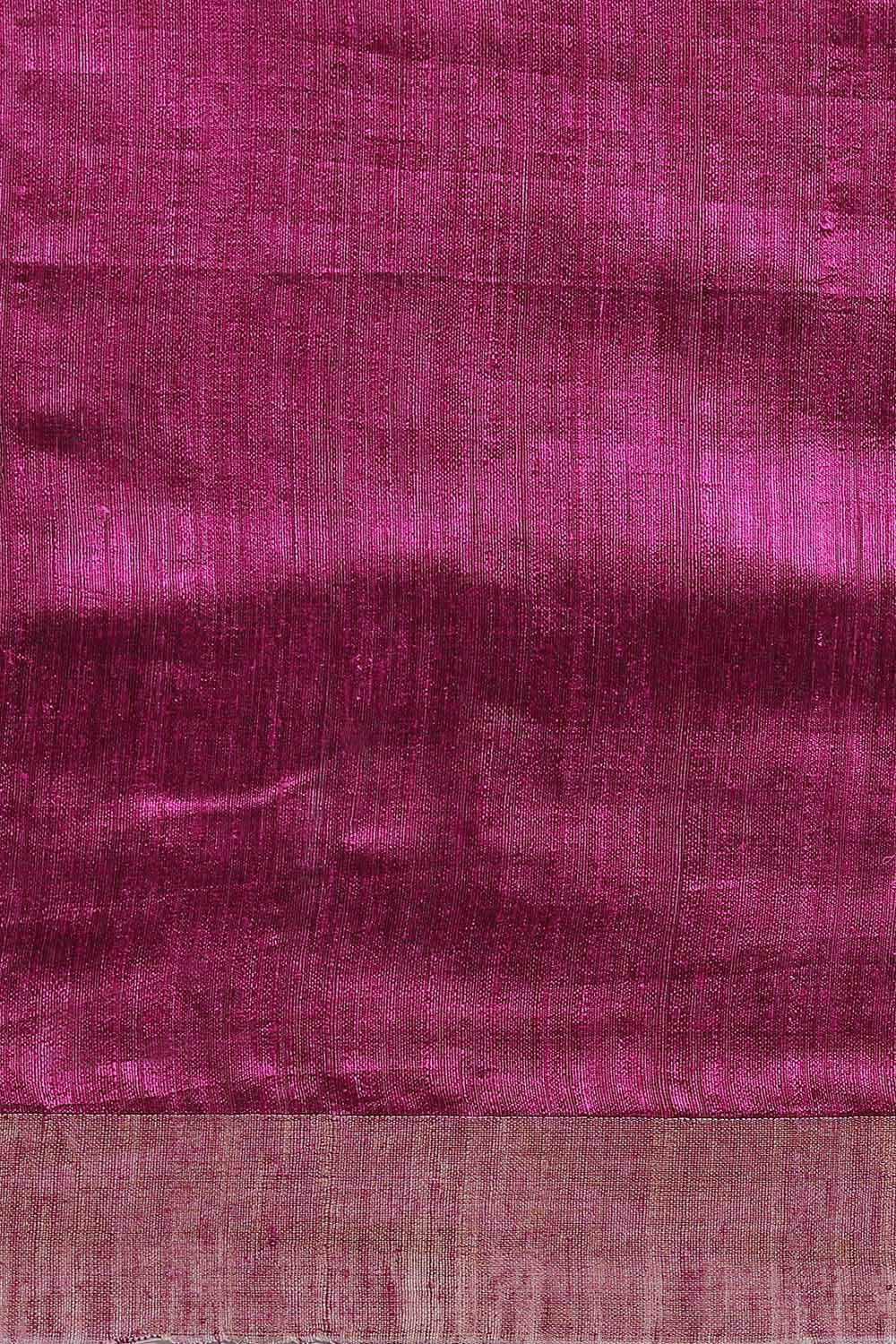Pink Pure Silk Vanya Jamdani Saree image number null