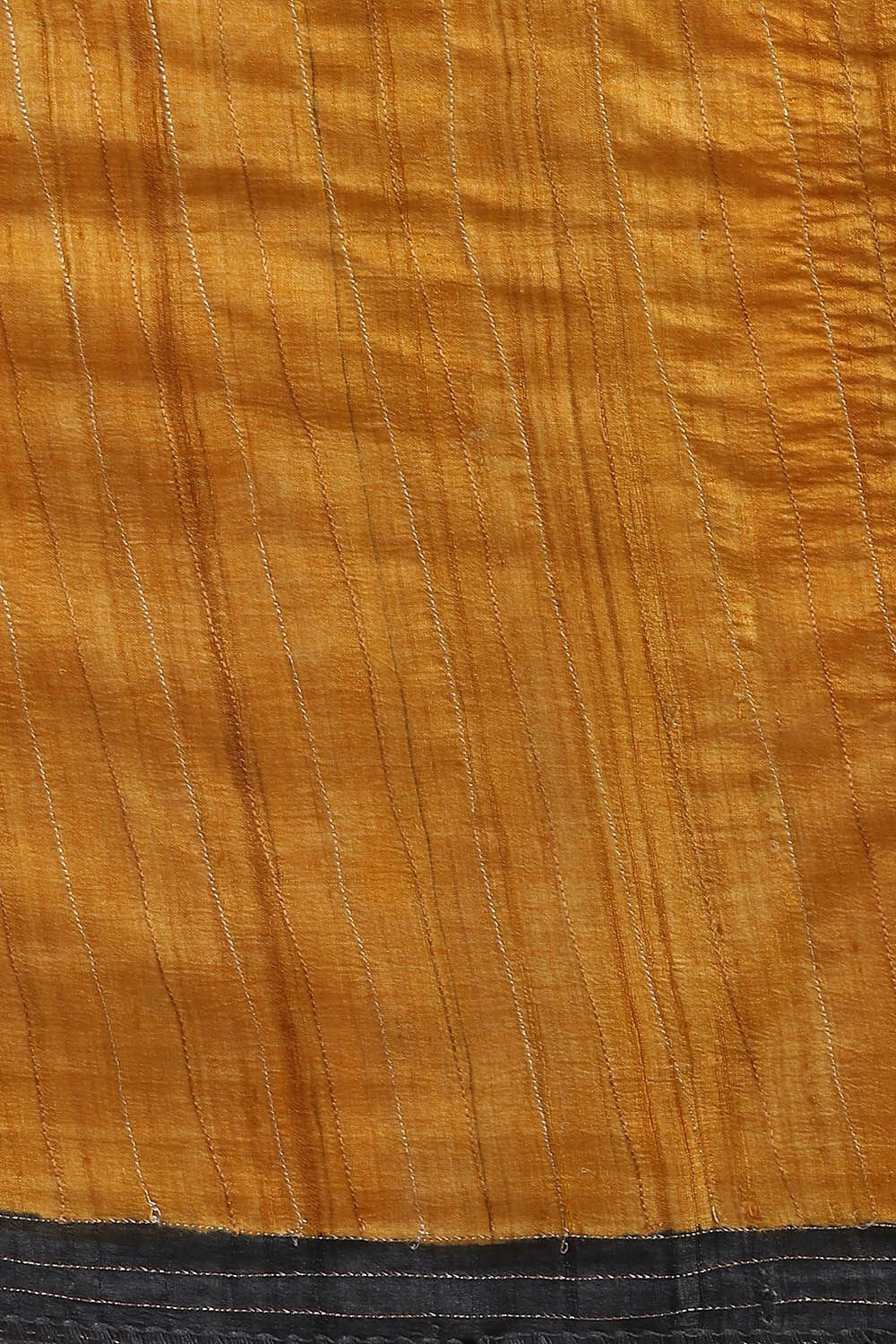 Grey Pure Tussar Silk Embroidered Saree image number null