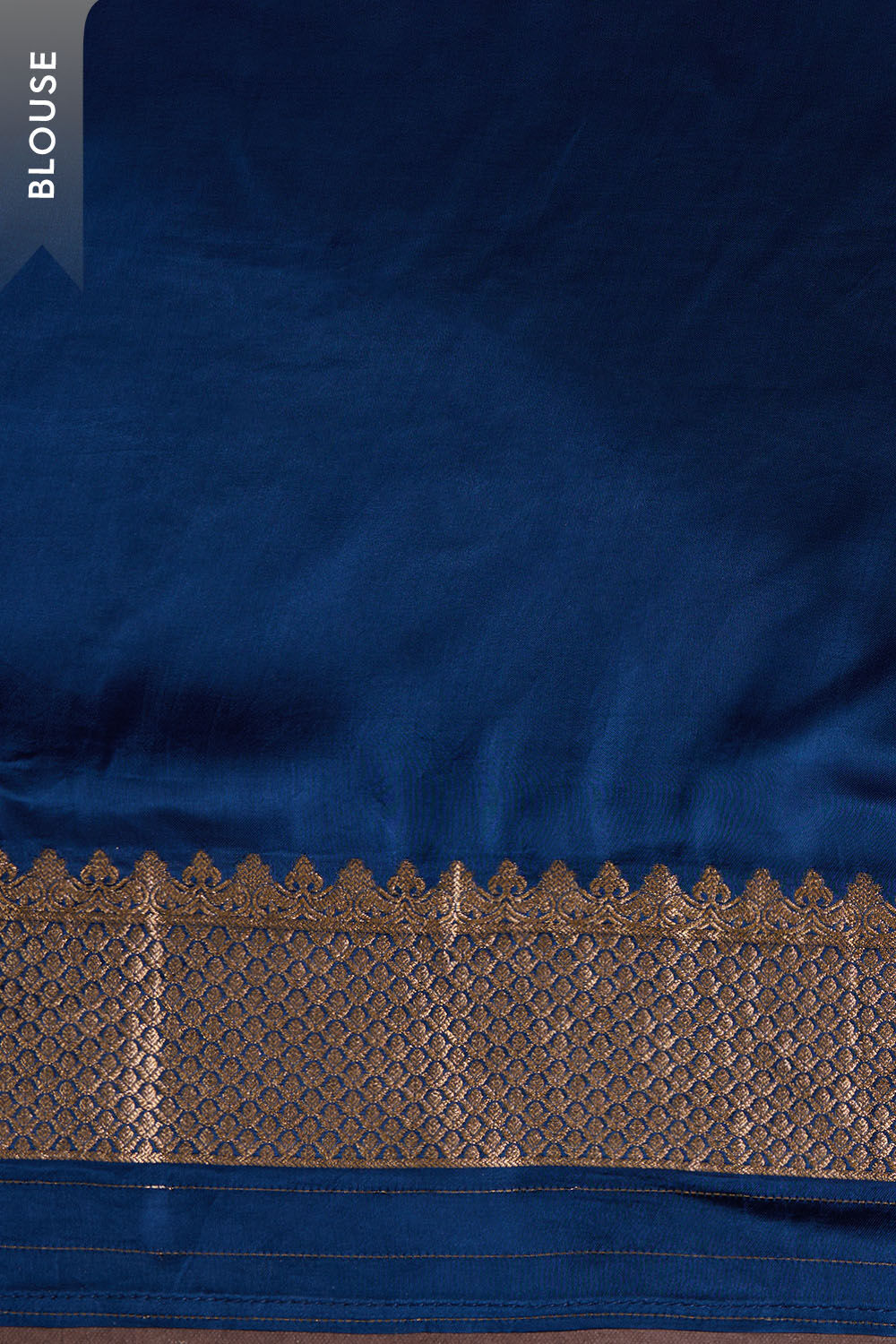 Blue Woven Viscose Saree image number null