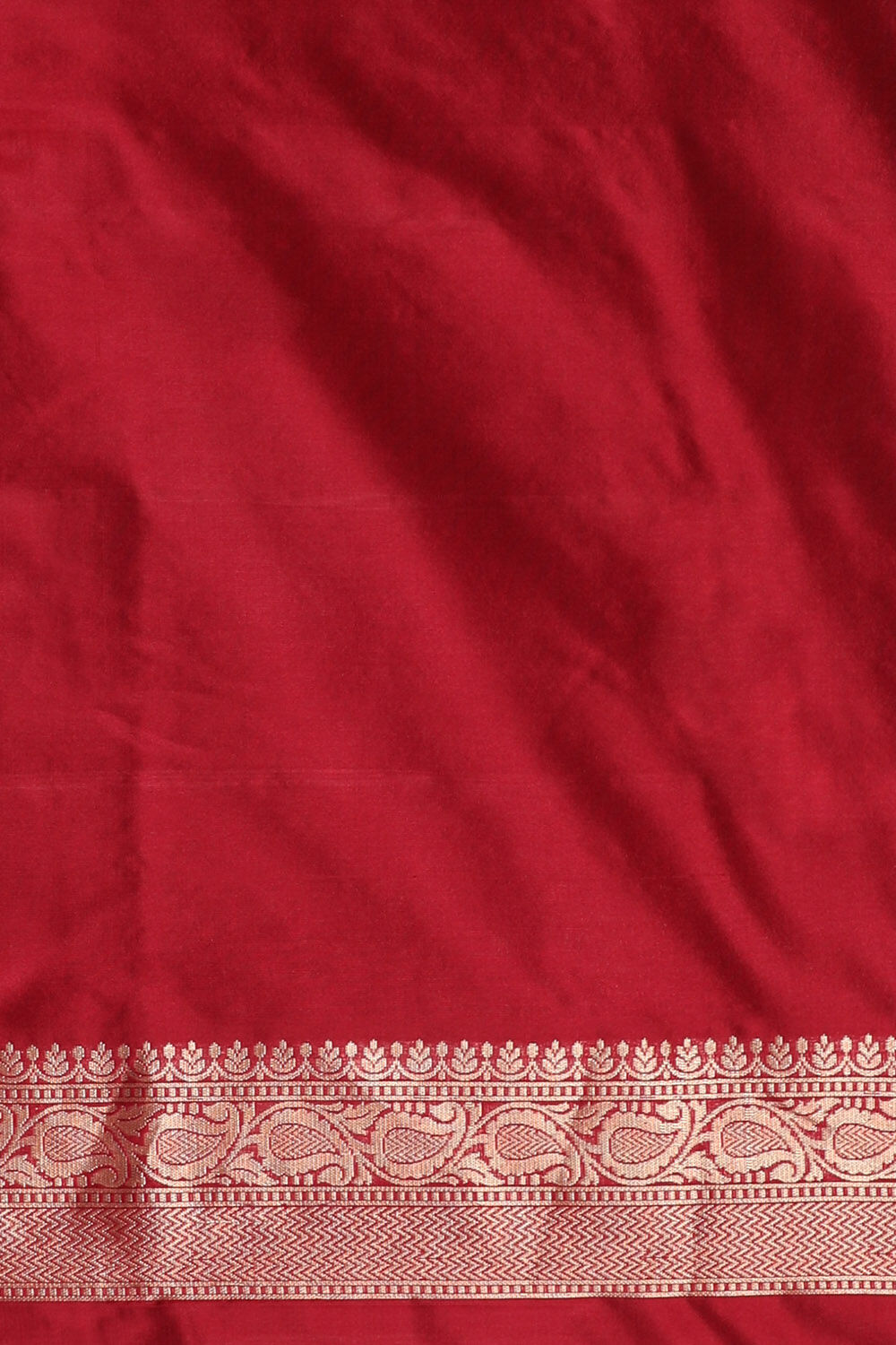 Red Pure Silk Banarasi Saree image number null