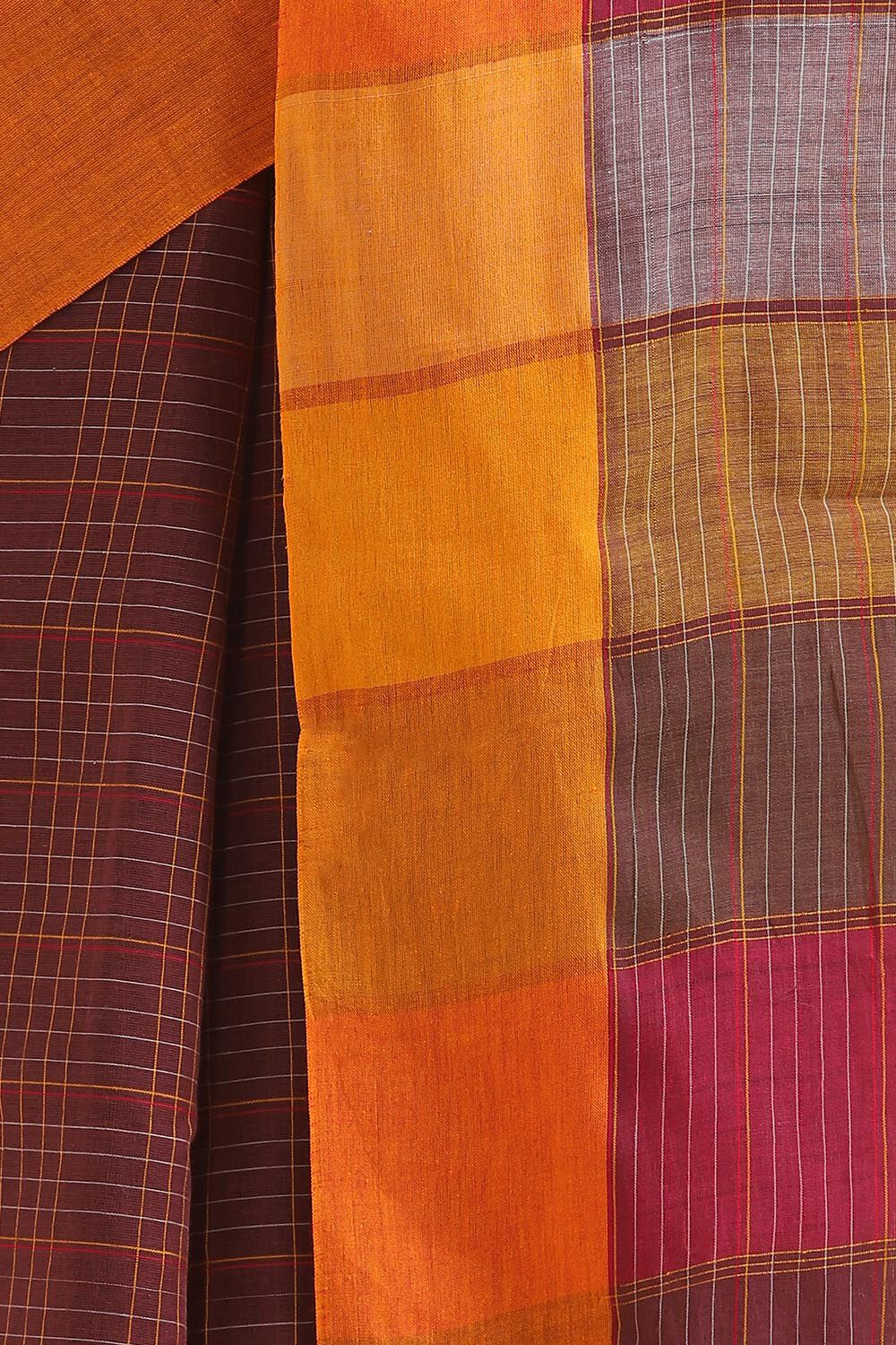 Violet Pure Cotton Naranyanpet Saree image number null