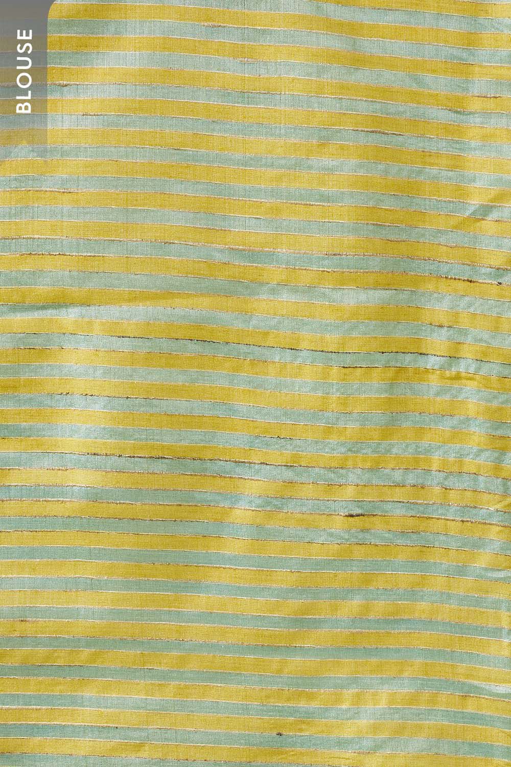 Yellow Chattisgarh Woven Pure Tussar Silk Saree image number null
