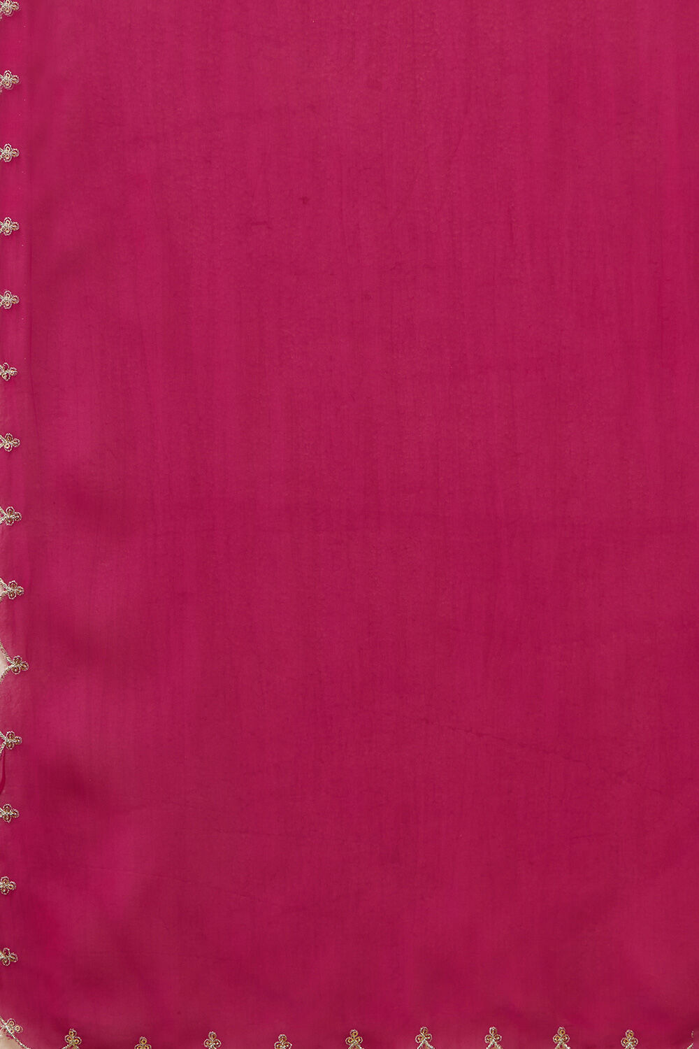 Dark Pink Pure Silk Cotton Embroidered Kurta Set image number null