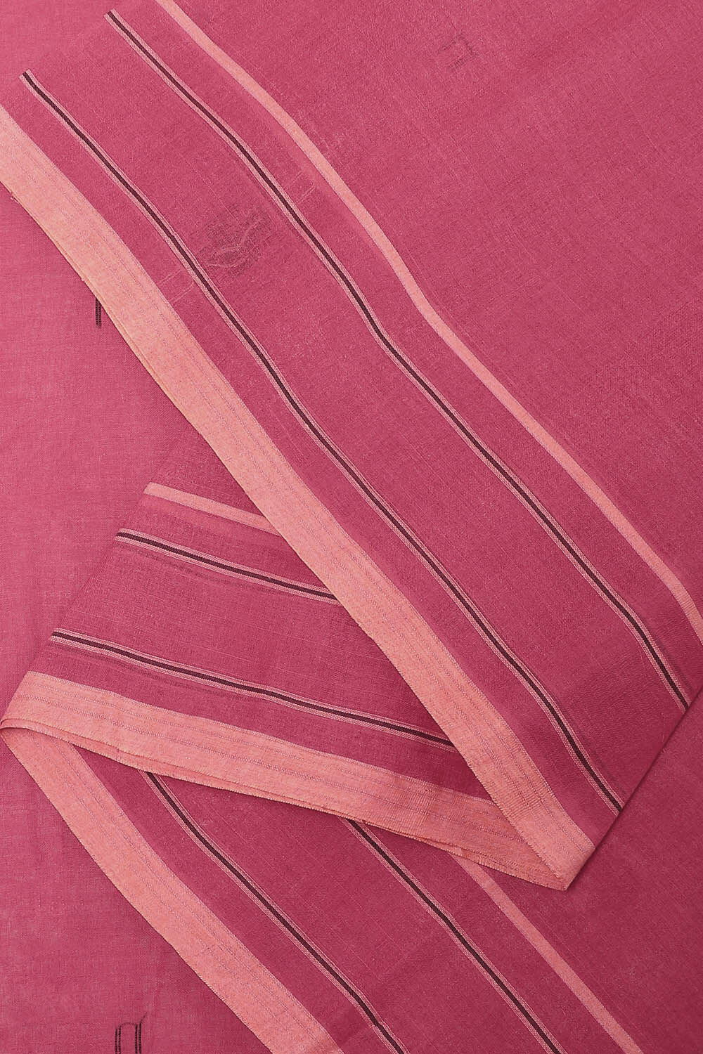 Pink Pure Cotton Bengal Saree image number null