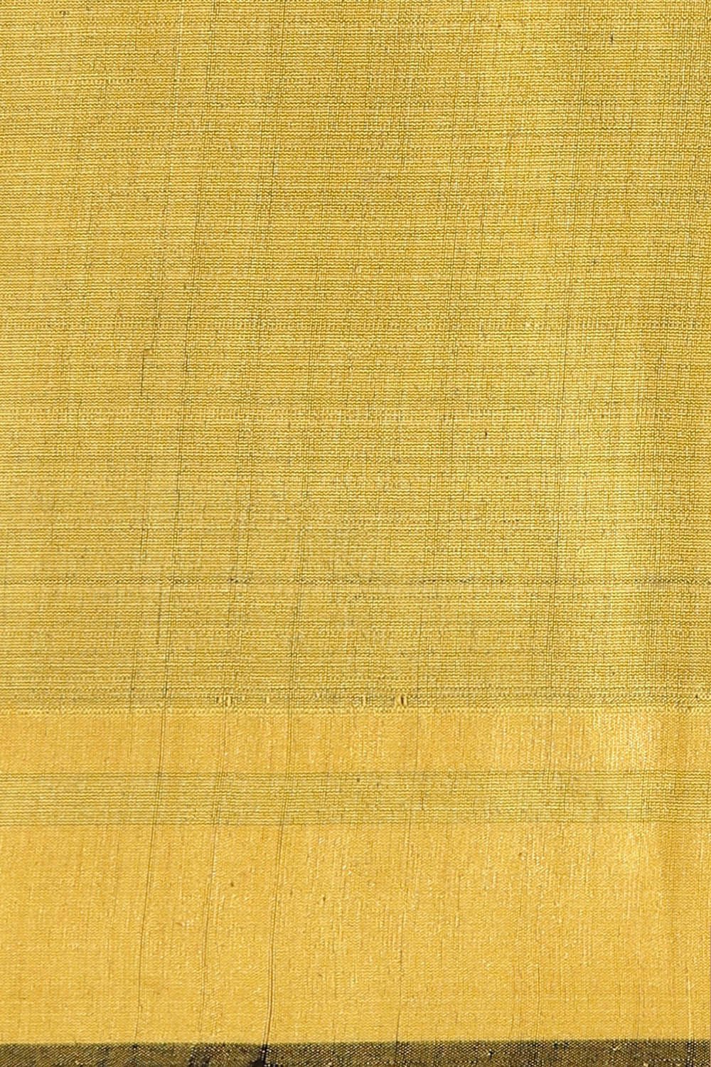 Dark Blue Pure Tussar Silk Bhagalpuri Saree image number null