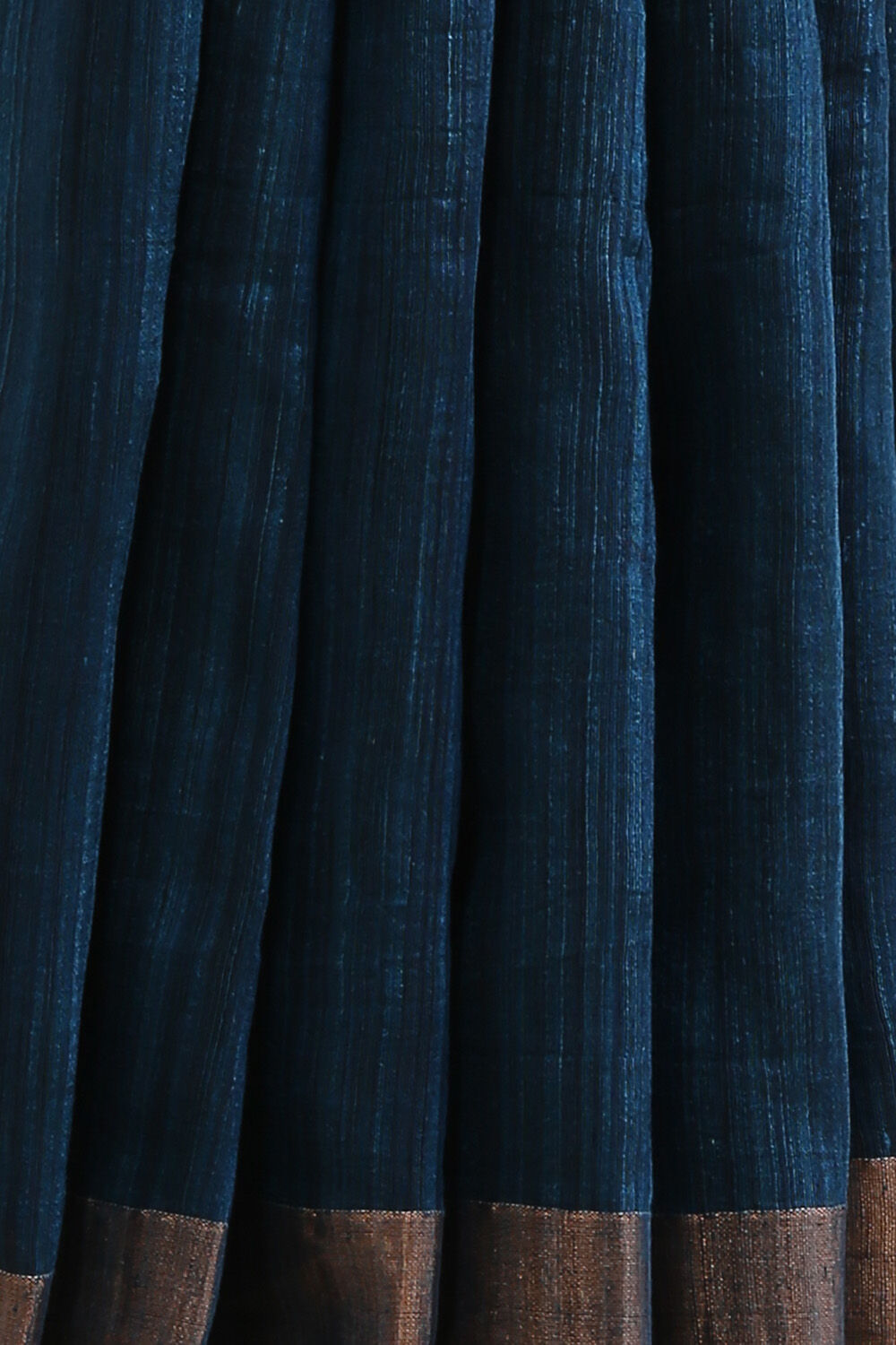 Dark Blue Pure Silk Vanya Jamdani Saree image number null