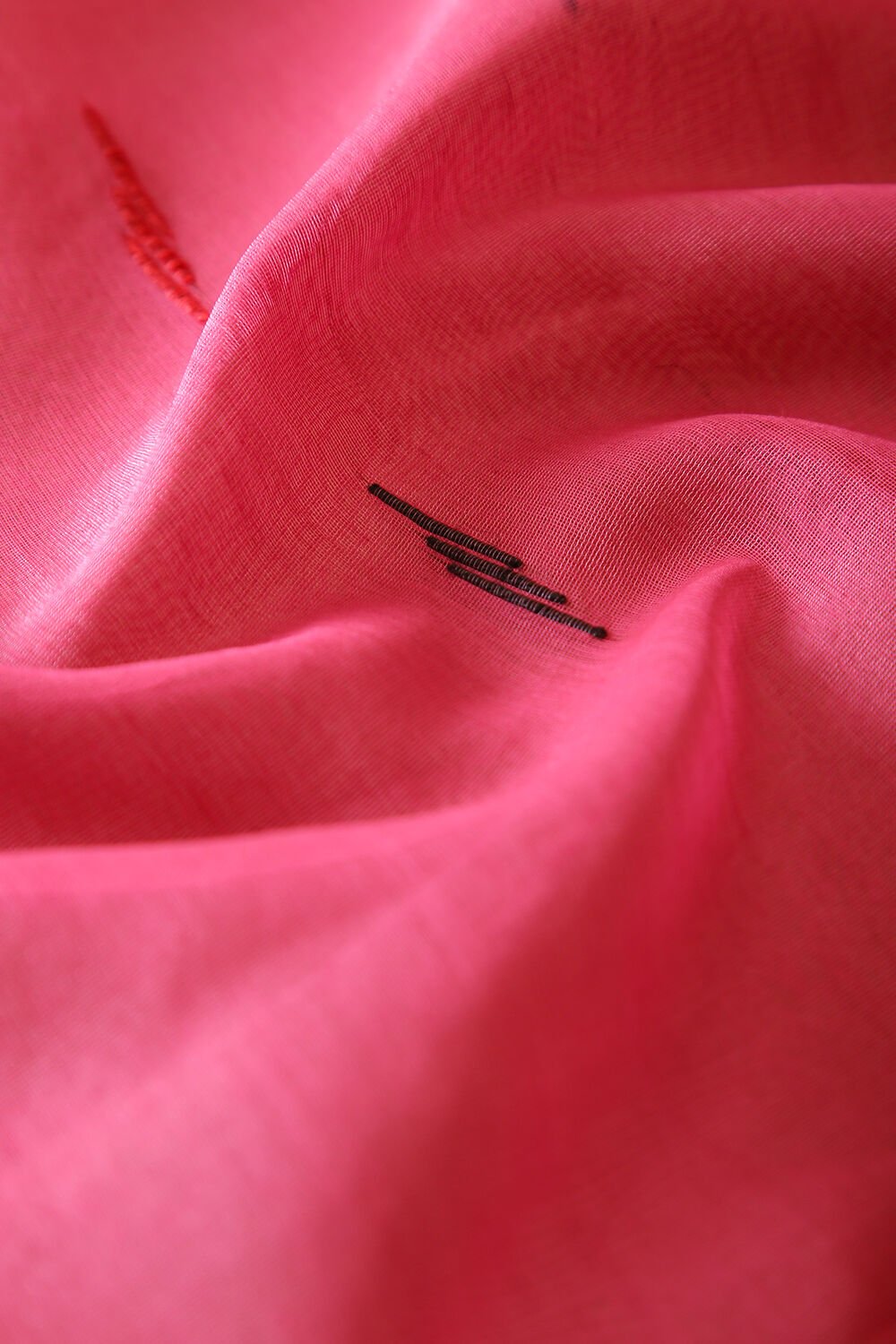 Candy Pink Pure Silk Cotton Suit Set image number null