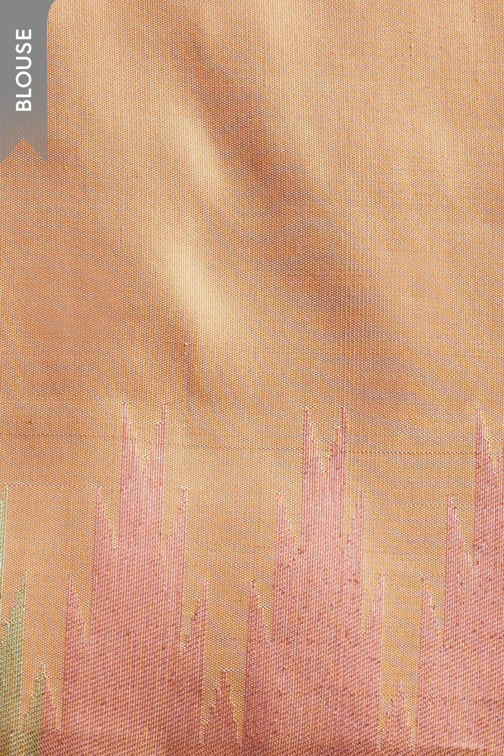 Beige Woven Pure Silk Kanjivaram Saree image number null