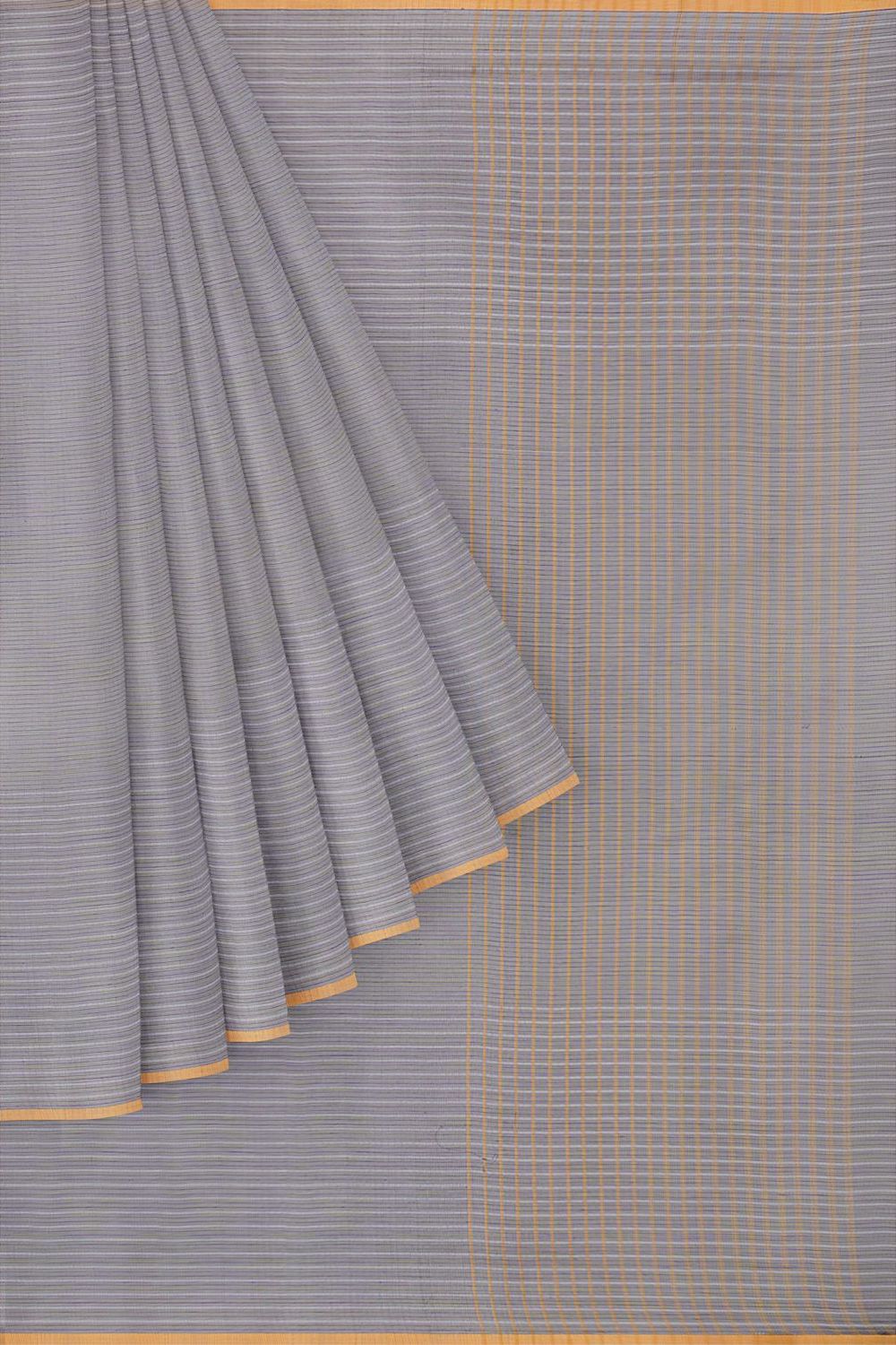 Grey Pure Silk Kota Saree image number null