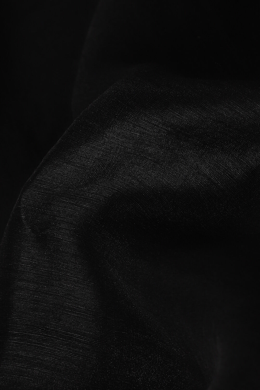 Black Pure Silk Linen Bengal Saree image number null