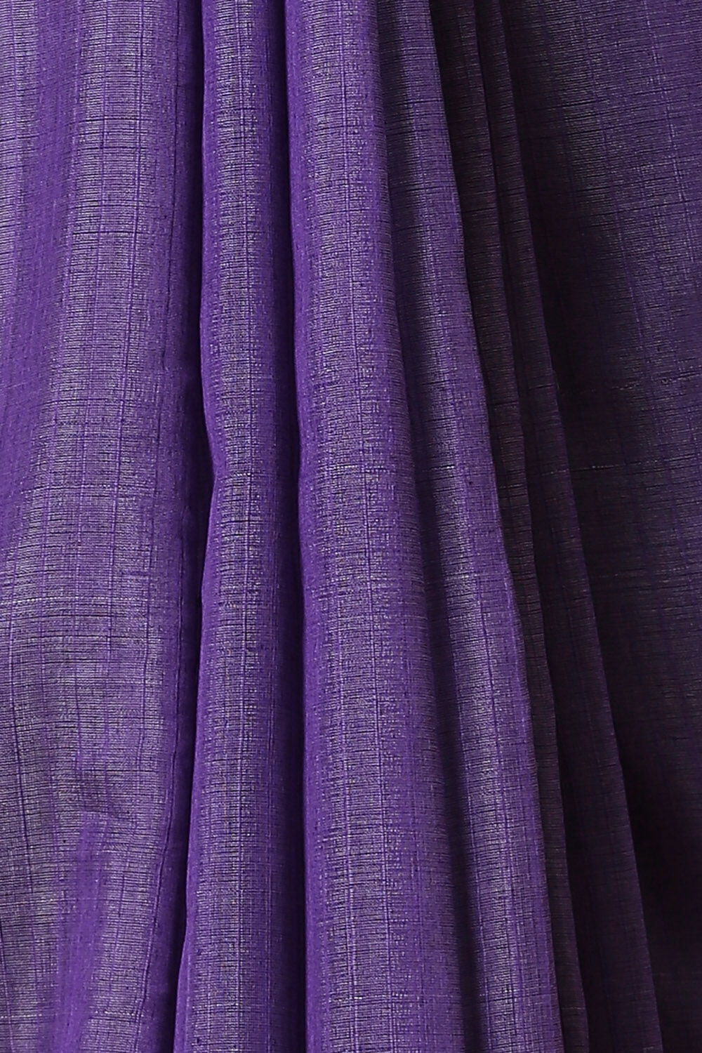 Violet Pure Silk Cotton Bengal Saree image number null