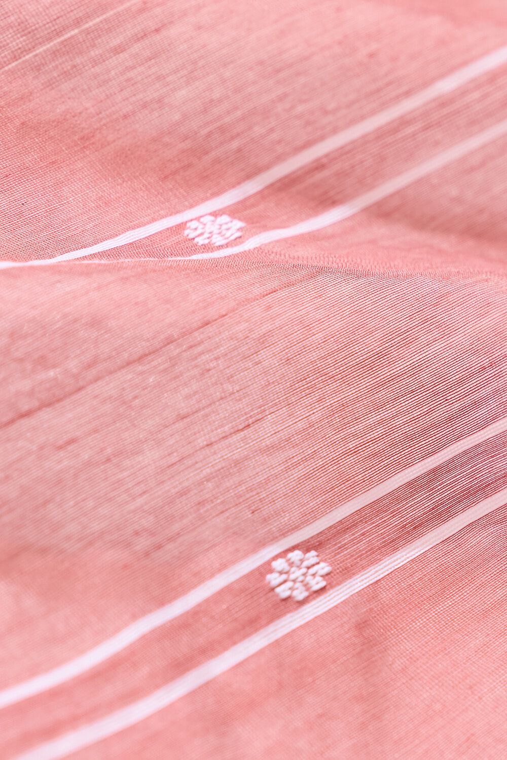 Light Red Woven Design Pure Silk Cotton Chanderi Saree image number null