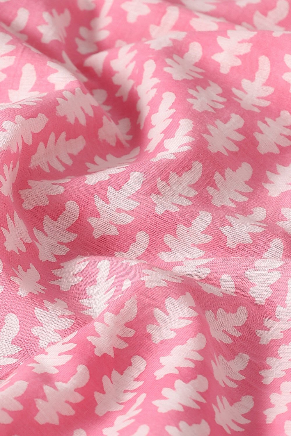 Light Pink Pure Cotton Sanganeri Printed Saree image number null