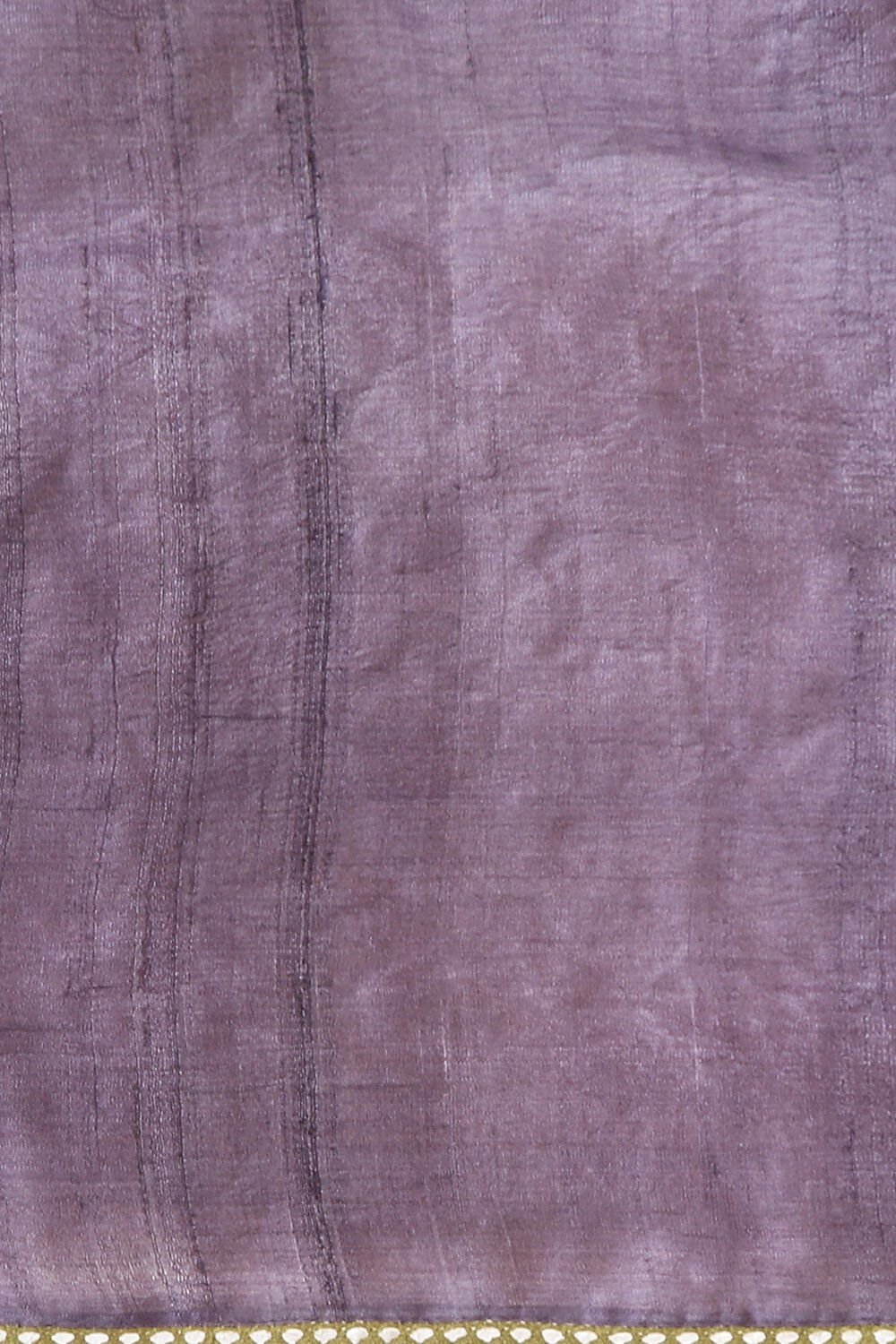 Violet Pure Tussar Silk Embroidered Saree image number null