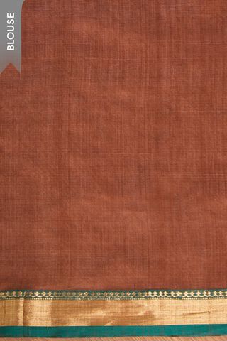 Brown Woven Pure Silk Cotton Chanderi Saree thumbnail image number null