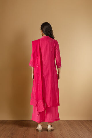 Pink Cotton Viscose Cutwork Kurta Set thumbnail image number null