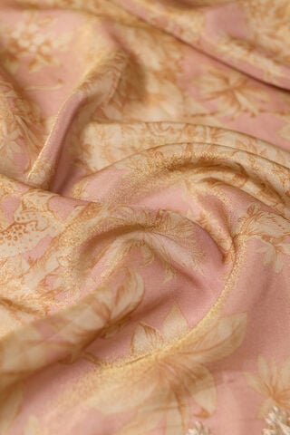 Light Pink Viscose Tissue Embroidered Saree thumbnail image number null
