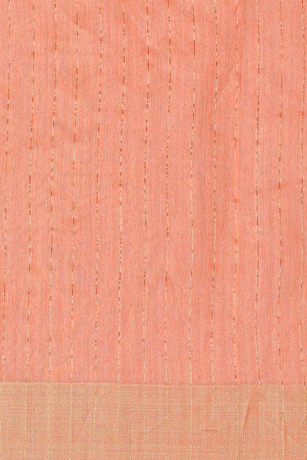Light Orange Pure Silk Cotton Jamdani Saree image number null