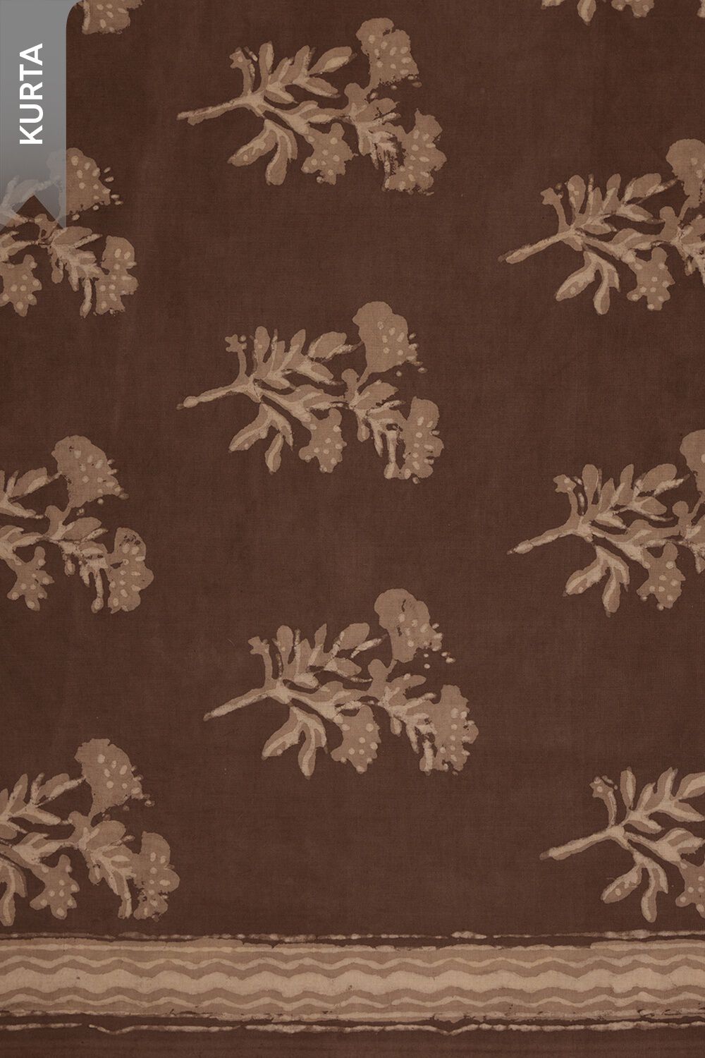 Grey Pure Cotton Dabu Block Printed Unstitched Suit Set image number null