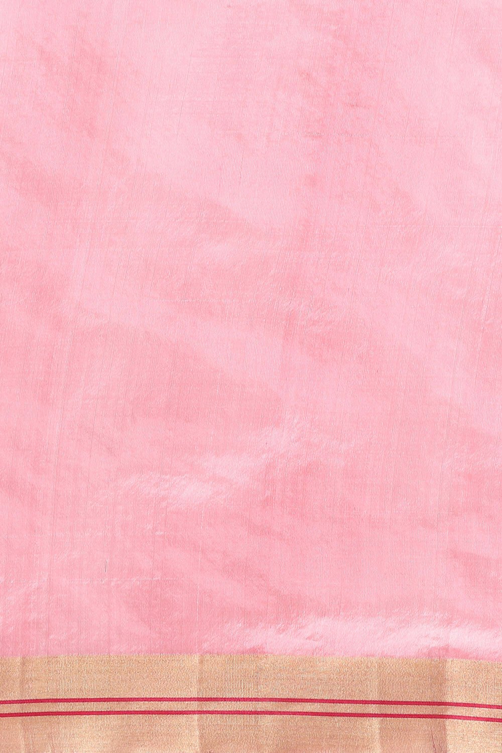 Pink Pure Silk Chanderi Saree image number null