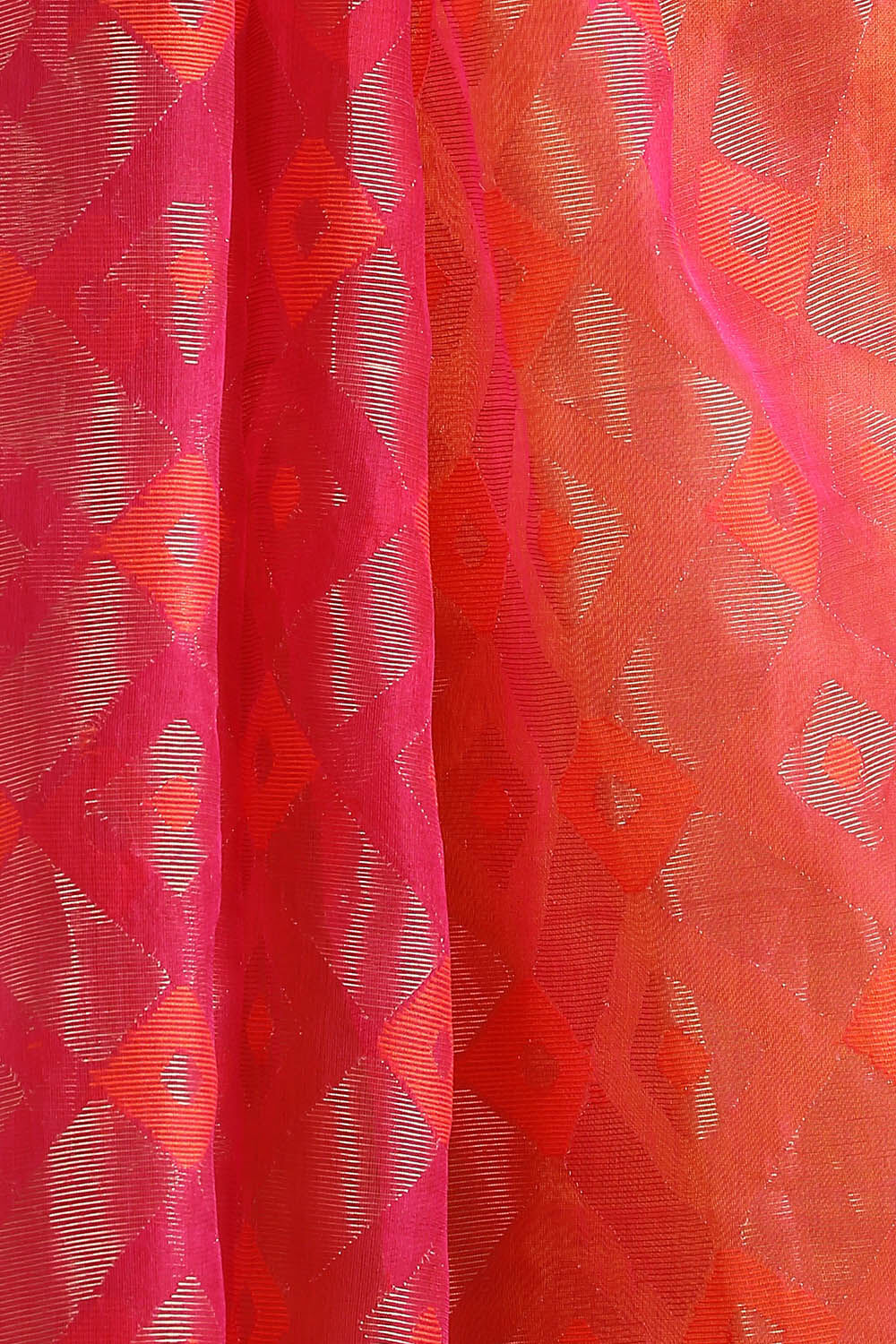 Yellow Pure Silk Cotton Bengal Saree image number null