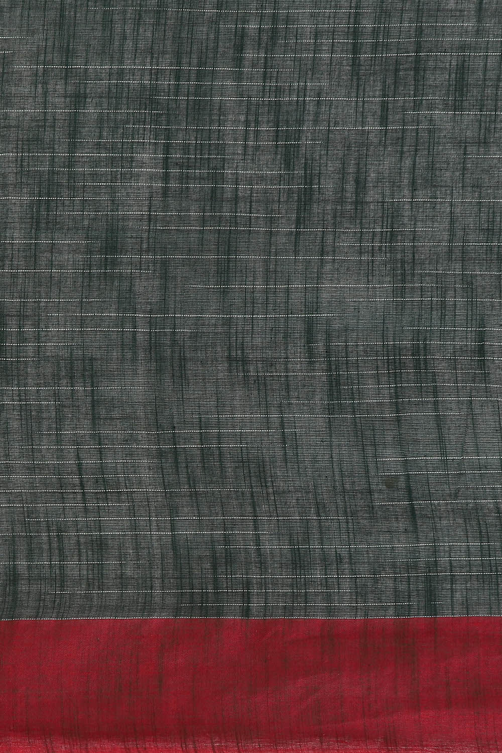 Dark Pure Green Cotton Bengal Saree image number null