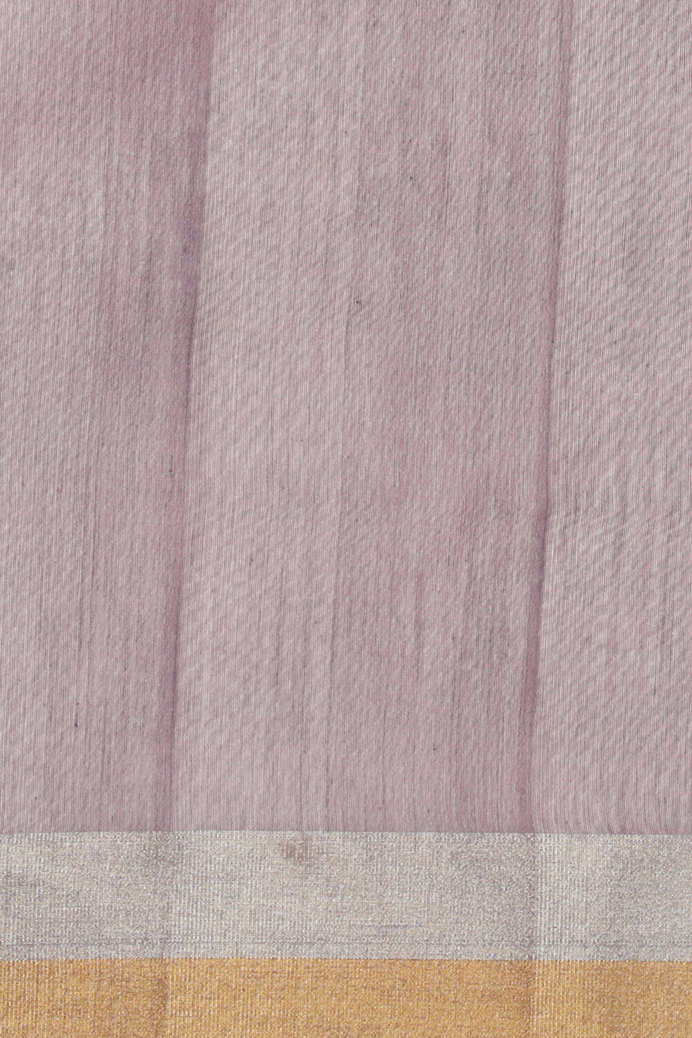 Purple Chanderi Pure Silk Cotton Woven Saree image number null
