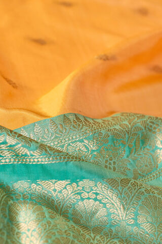 Light Yellow Silk Viscose Cutwork Banaras  Saree thumbnail image number null