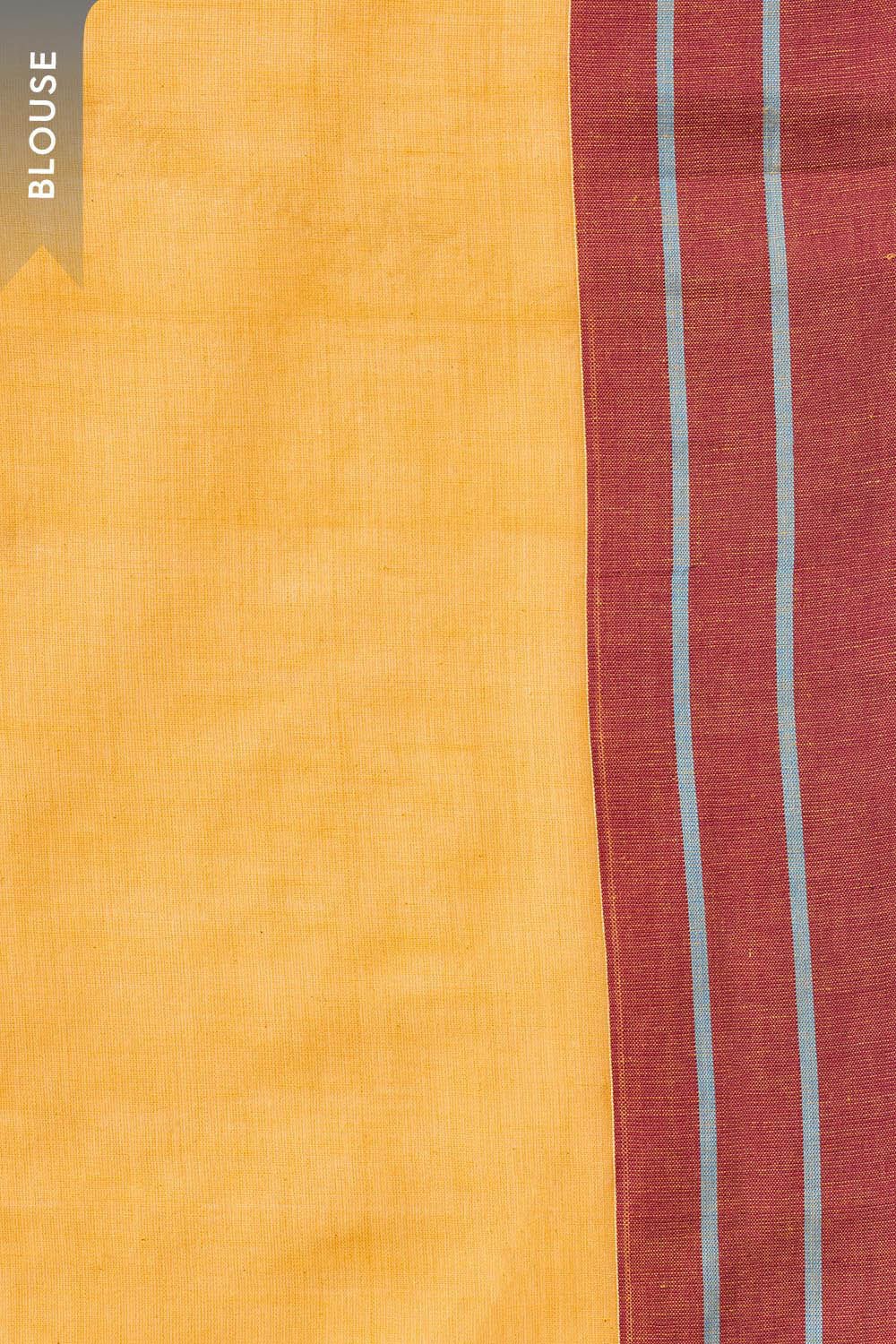 Yellow Woven Pure Cotton Bengal Saree image number null